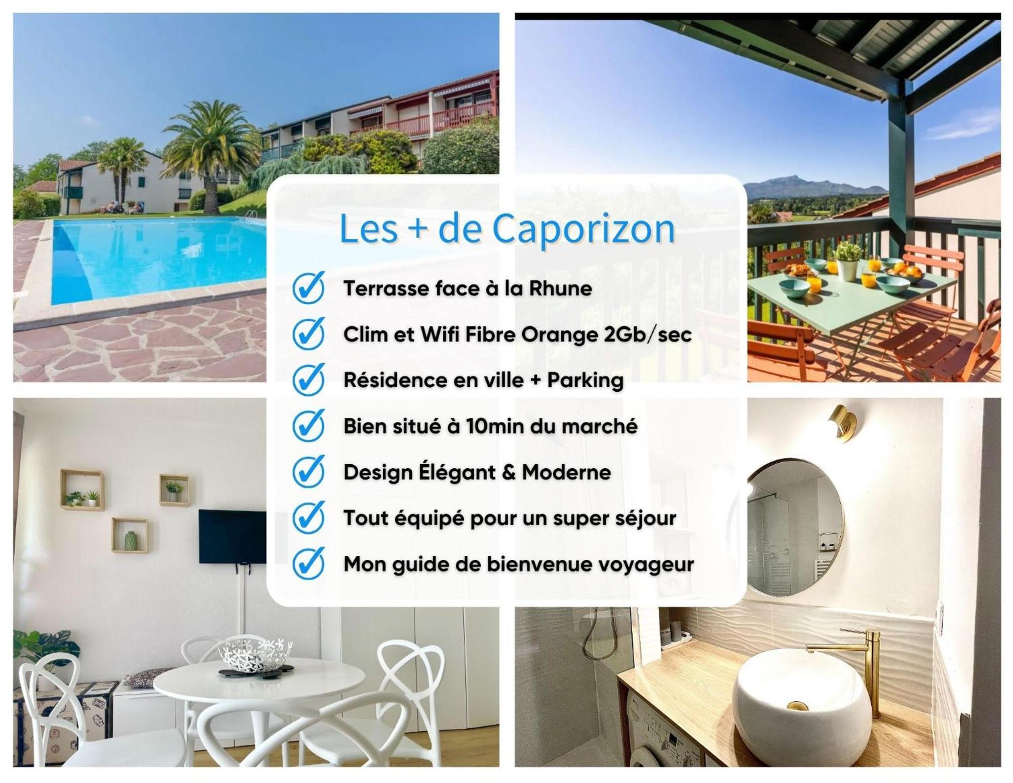 דירות סן-ז'אן-דה-לוז Caporizon-Baillenia-T1 Vue Montagne - Piscine St Jean De Luz מראה חיצוני תמונה